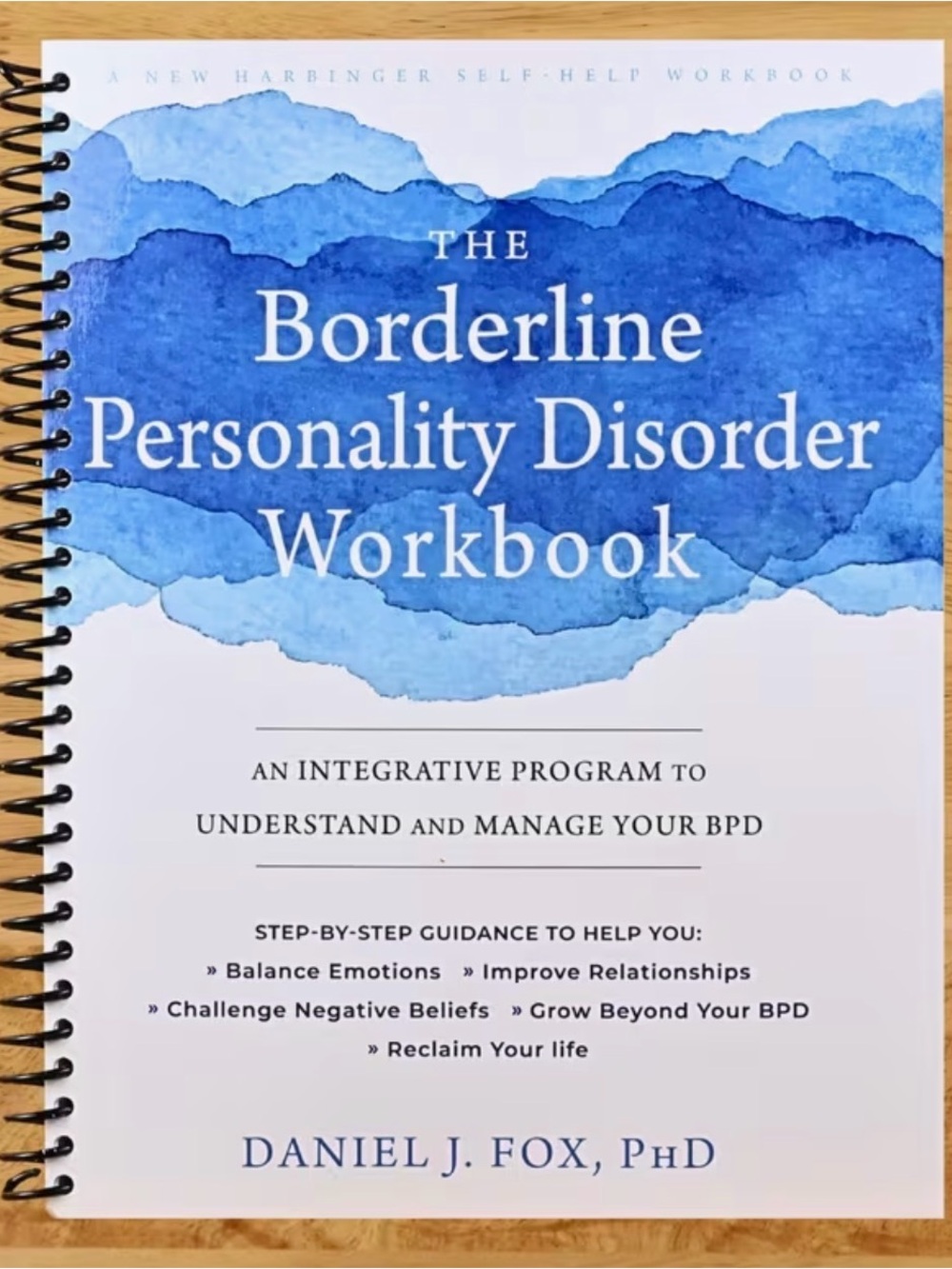 The Borderline Personality Disorder Workbook - Blue Cover
